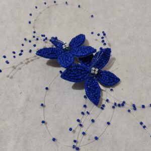 Tocado de perlas con colgantes