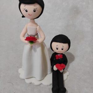 Adorno para torta de novios