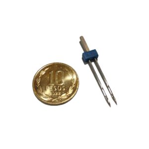 Aguja doble, para máquina de coser