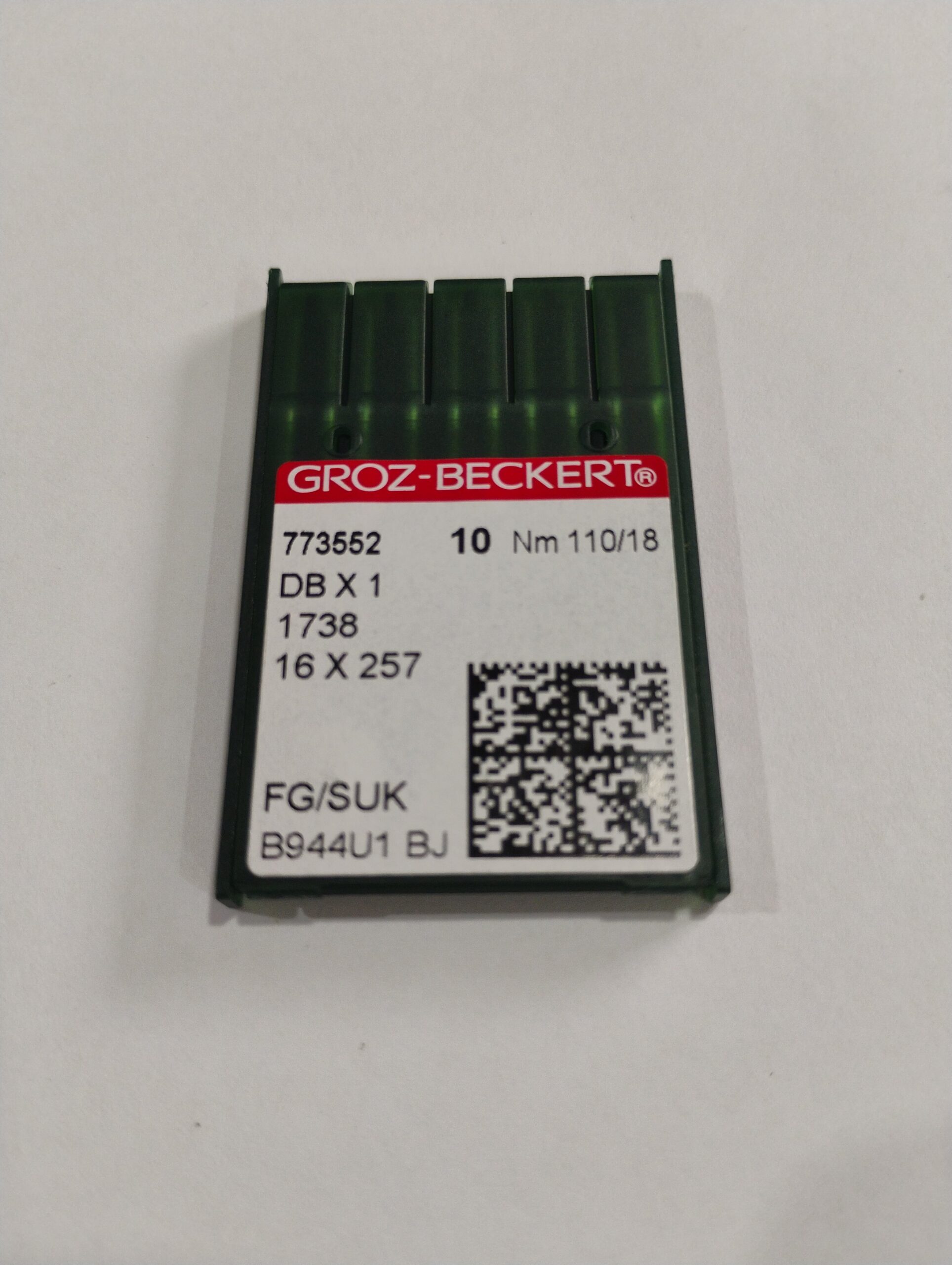 Aguja máquina de coser industrial "Groz-Beckert"
