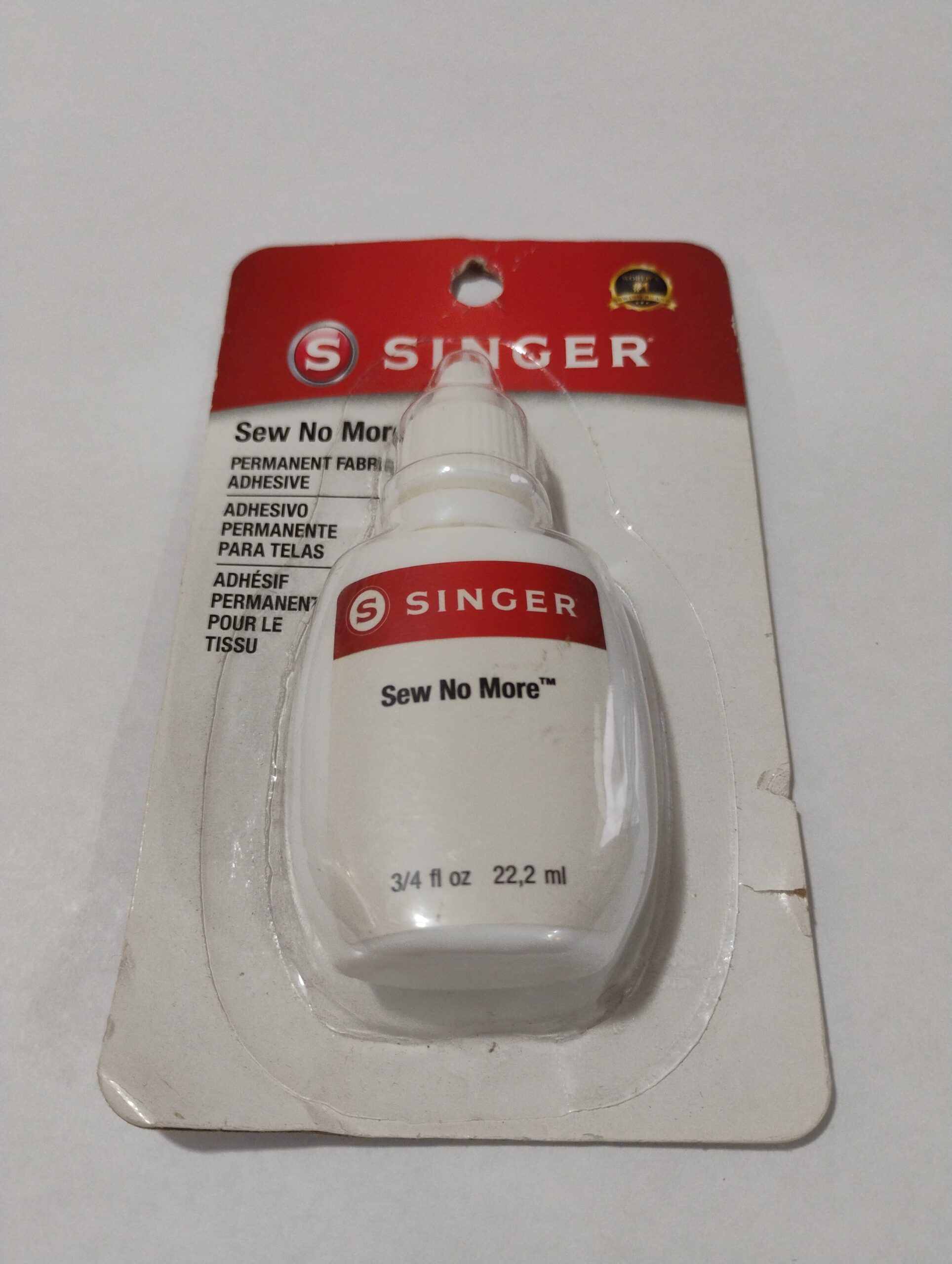 Adhesivo permanente para telas "Singer"